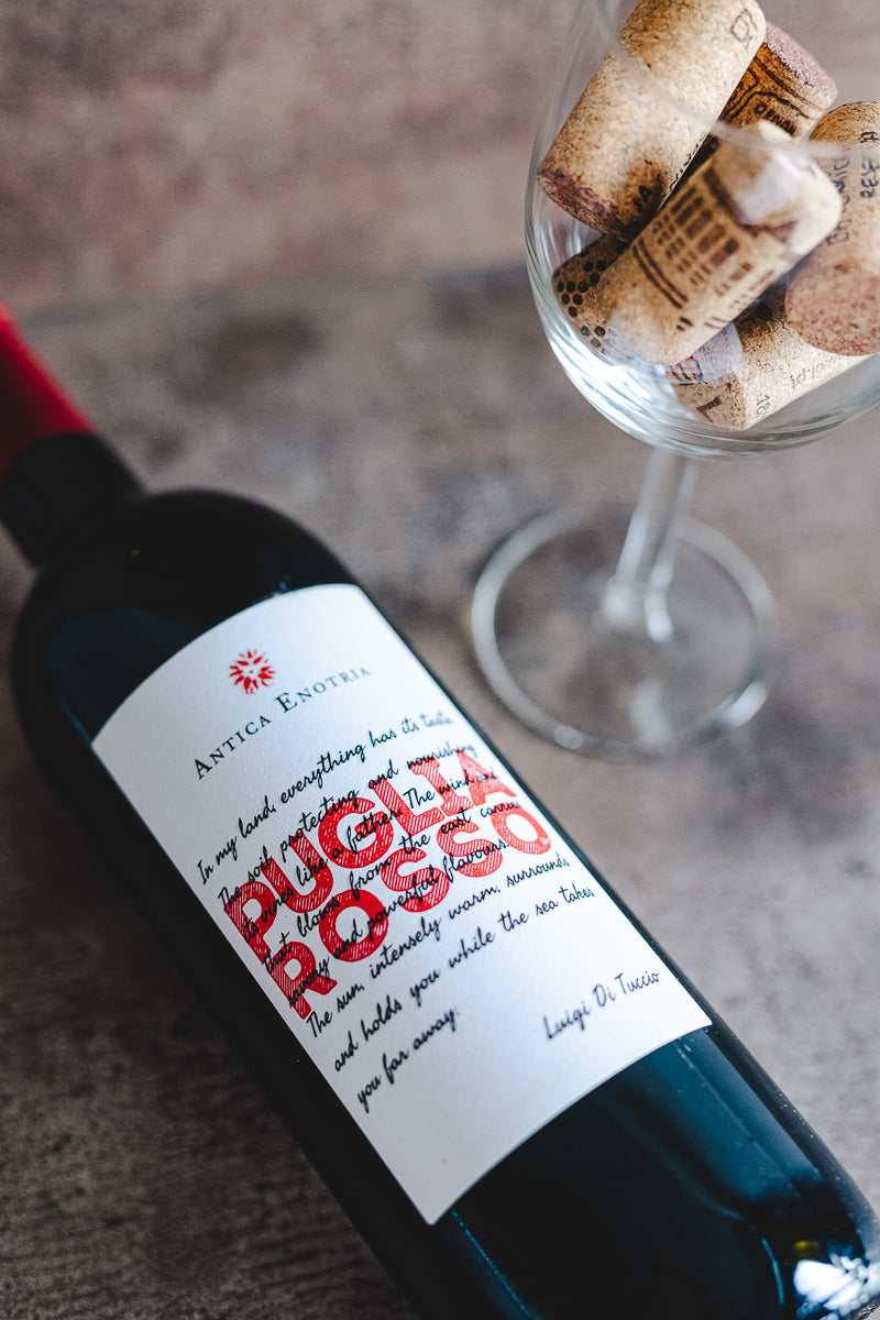 Antica Enotria, PUGLIA ROSSO (Nero di troia, Sangiovese and Montepulciano) Puglia, ITALY
