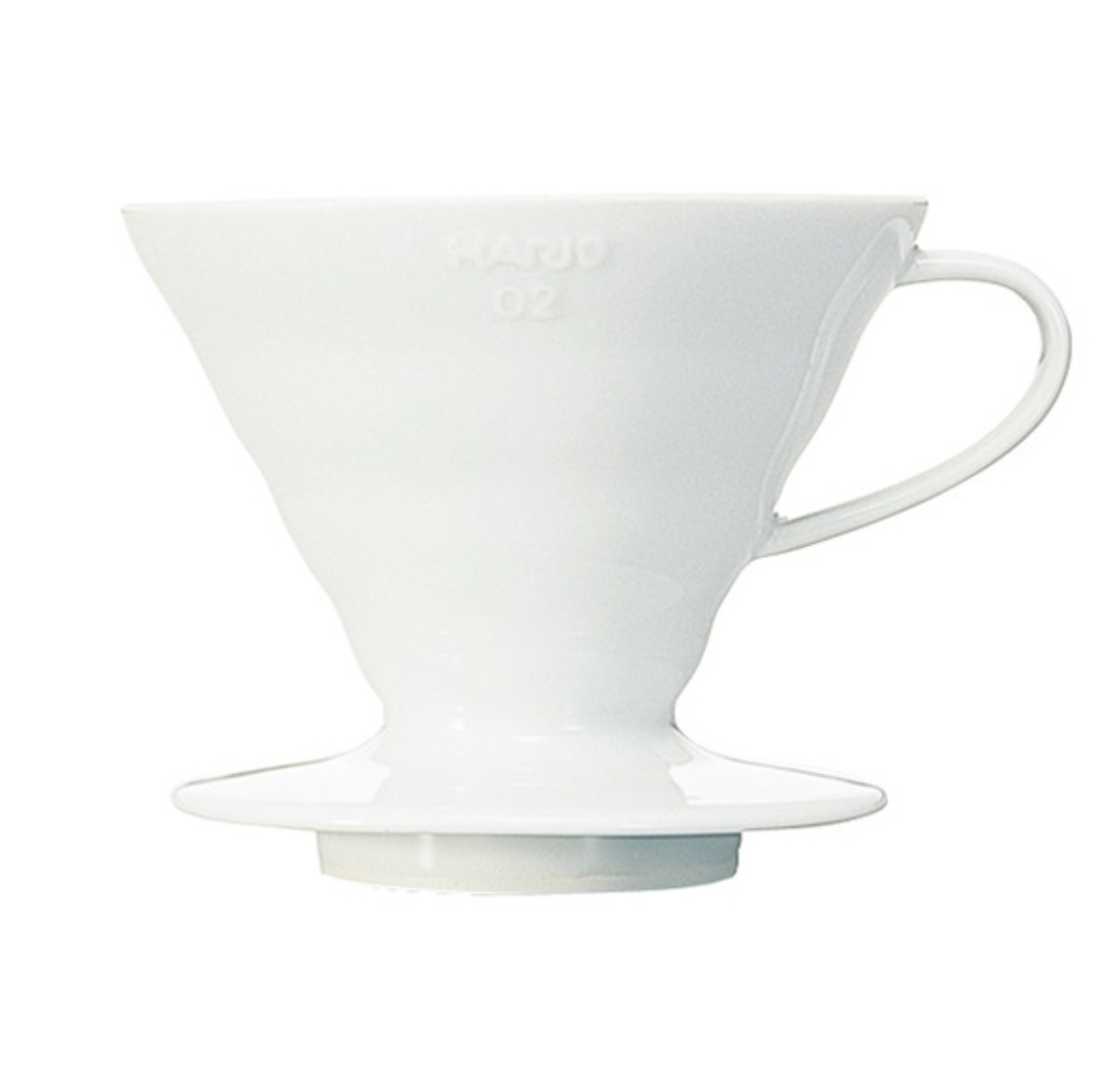 Hario V60-02 Ceramic Coffee Dripper White