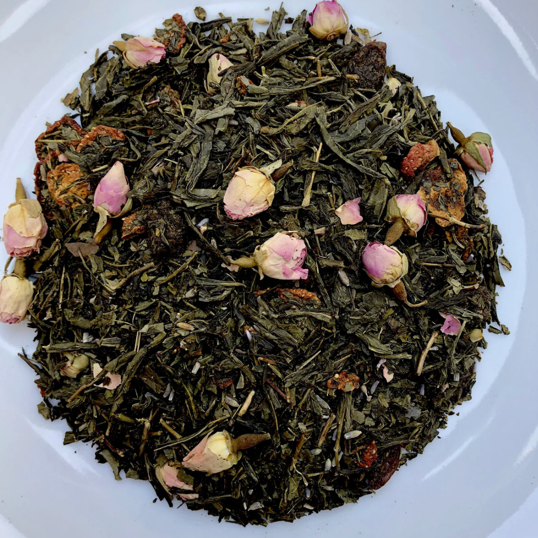 GREEN TEA STRAWBERRY & CHAMPAGNE TEA 50G